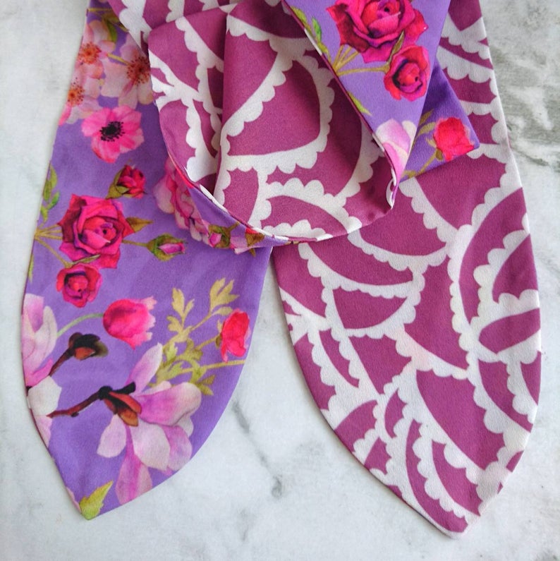 Magnolia Garden Reversible Headscarf