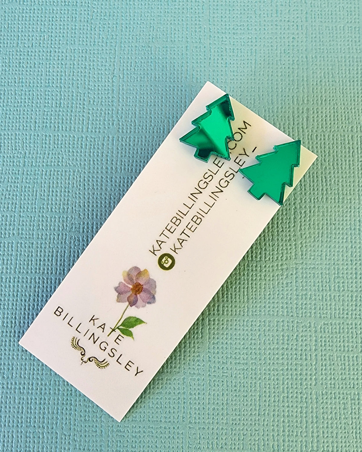 Christmas Tree Mirror Mini Studs